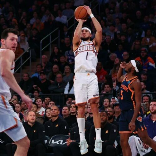 Devin Booker sentenció el triunfo de Phoenix Suns en el Madison Square Garden.