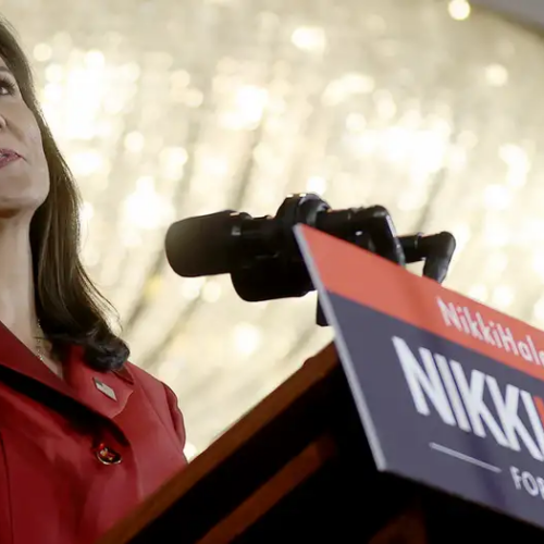 Nikki Haley tras las elecciones en Carolina del Sur.