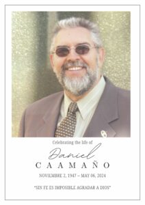 Daniel Caamaño - Sin fe es imposible agradar a Dios.